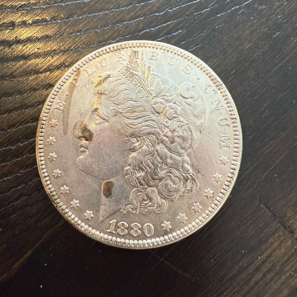 1880 Silver One Dollar Coin